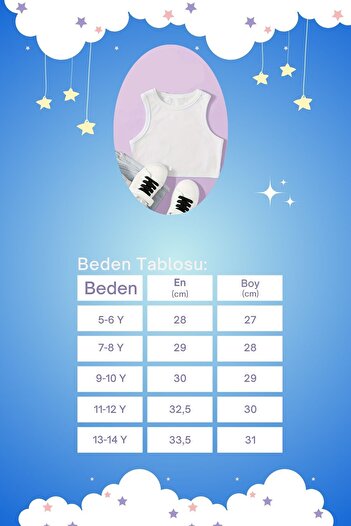 MYADA Girl - Basic Crop Shorts and Top Set 2 Pieces
