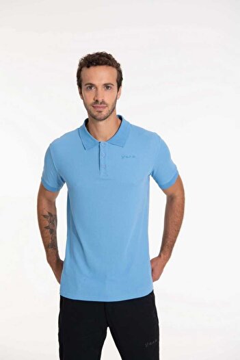 2AS Ανδρικό μπλουζάκι Teal Polo Neck