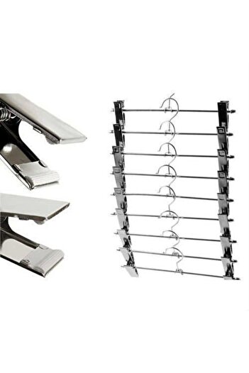 La Push Concept Stainless Trouser and Skirt Hanger (10 Pieces)