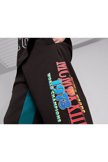 Puma Bandwagon Sweat Erkek Basketbol Eşofman Altı 62721701 Siyah