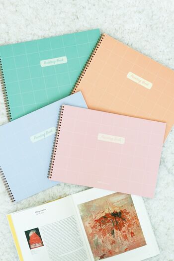 Matt Notebook 25x35 Set de 4 caiete cu imagini 20 coli 150 grame dimensiune mare