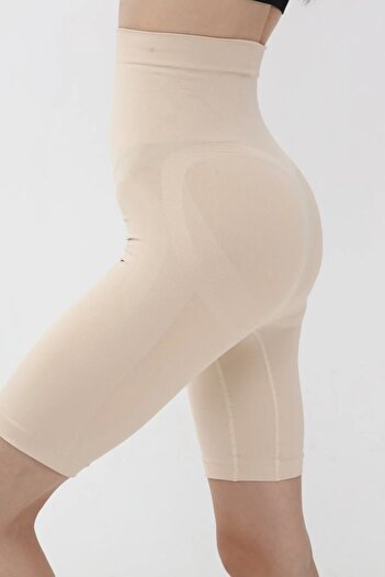 Esbersi High Waist Long Leg Seamless Shorts Corset Leggings