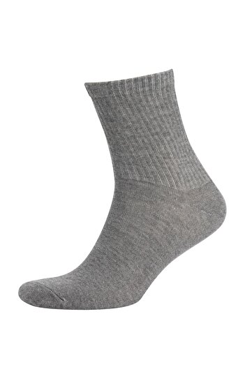 DeFacto Men's Cotton Socks Set of 5 - C0166axns
