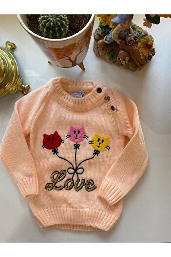 MUTLUDÜNYAM Knitwear Children's Sweater - Buttoned Design