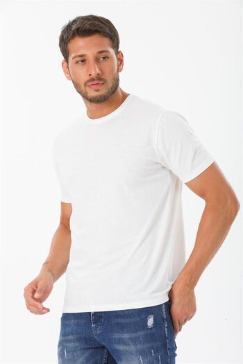 ESPİNA Чоловічий велосипедний комір Regular Fit T-shirt