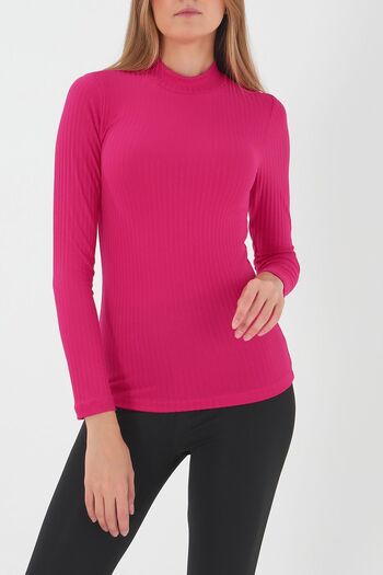 ESPİNA Women's Report Camisole Turtleneck Blouse