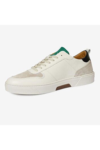 Greyder Erkek Beyaz Hakiki Deri Sneaker Ayakkabı 4Y1SA17422
