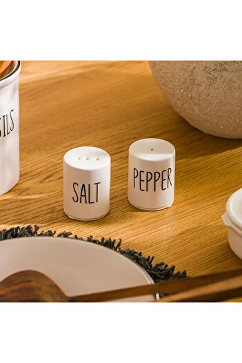 LC Waikiki Printed Ceramic Salt and Pepper Shakers