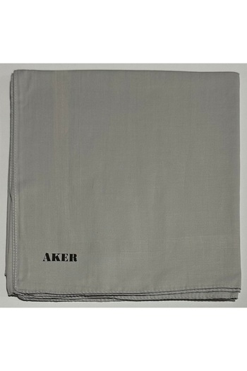 Aker Gray Plain Cotton Scarf - 1030950 -972