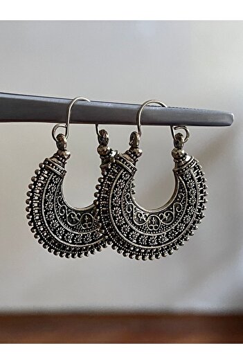 Rupen Kraft Authentic Model Pattern Hoop Earrings