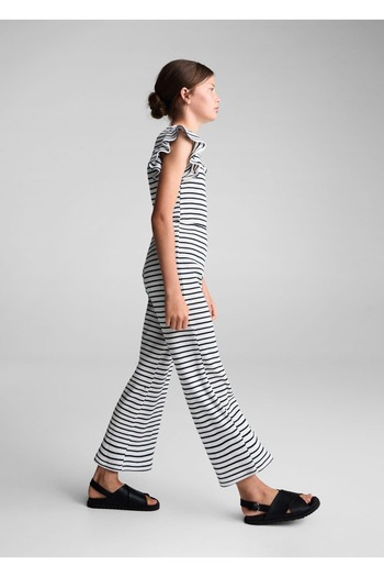 MANGO Kids White Jumpsuit for Kids