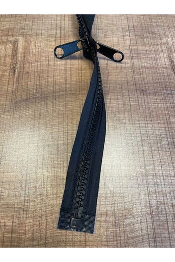 NİCE Powerful 1 Meter Black Bone Zipper with Wide Thread
