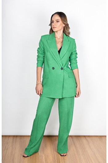 Garamak Linen Palazzo Suit