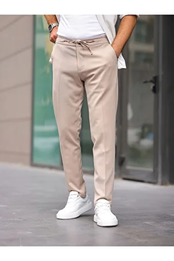 BASEL.CO Παντελόνι Jogger Lycra Slim Fit