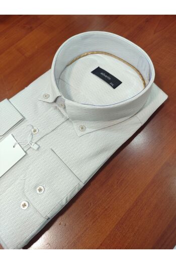 ADVANTE DAYBOGLU LONG SLEEVE POCKET COLLAR BUTTONED CLASSIC MEN'S SHIRT