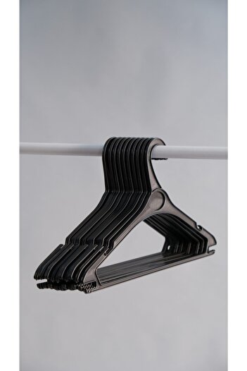 Acar Raf 10-Piece Children's Clothes Hanger, Waiter Boy Hanger, Plastic Hanger, Small Hanger, T-Shirt Hanger, Trouser Hanger