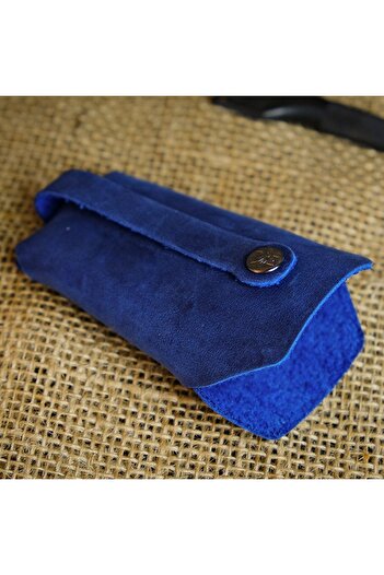 Modica Terrago- Genuine Leather Keychain, Leather Key Pouch, Compact Leather Keychain, Car Key