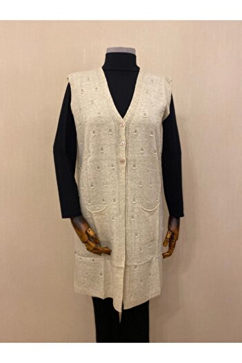 TEK Seasonal Knitwear Mother Vest / Stone