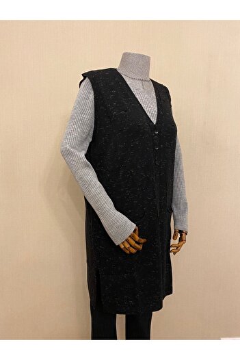 TEK Knitwear Mother Vest / Black