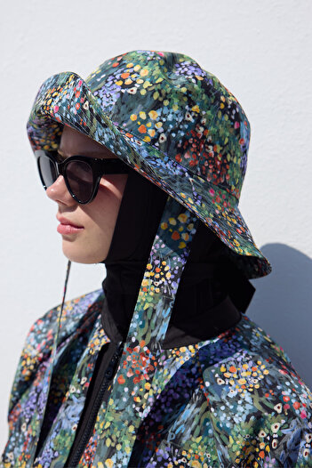 Manuka Tiny Flower Tied Bucket Hat