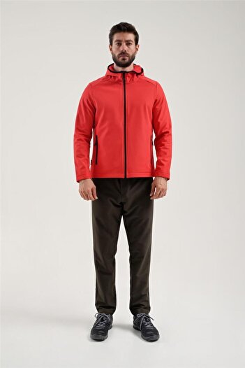 Exuma Men's Red Softshell Coat2311161