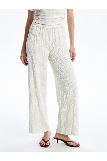 LC Waikiki Comfortable Molded Women's Trousers with Elastic Waist