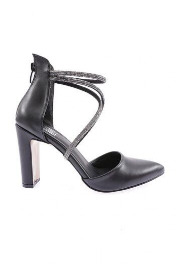 DGN Black Women's Heeled Shoes - 42533910