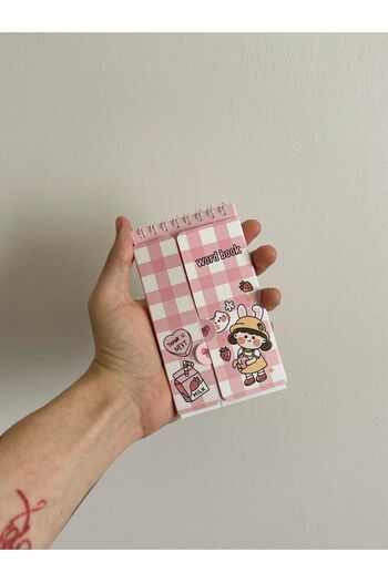 Planet Butik Kawaii Milk Word Work Notebook