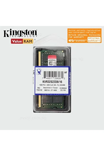 Kingston نوت بوك HP 250 G9 - ذاكرة رام 16 جيجابايت (6Q8M7ES18، 6Q8M7ES19)