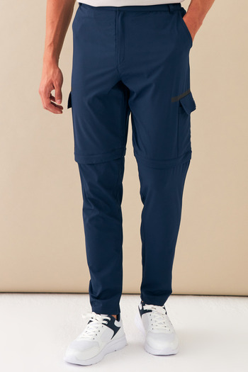 Escetic Royal Men's Slimfit Summer Flexible Sports Sweatpants - Lycra Fabric That Can Be Shorts S000