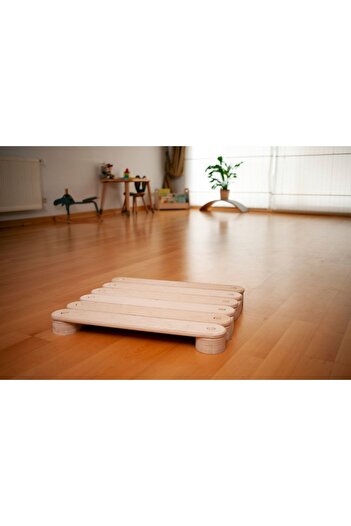 KIDOPPO 8'li Denge Tahtası Balance Beam | Ahşap Denge Tahtaları | Çocuklar Için Eğlenceli Aktivite Oyuncağı