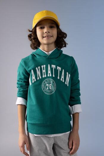 DeFacto Erkek Çocuk Kapüşonlu Baskılı Sweatshirt Z4596a623sp