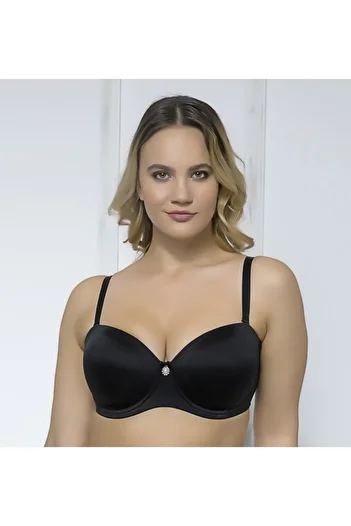 MOONLİGHT Moonlight 2134 Minimizer Strapless Unpadded Gathering Bra