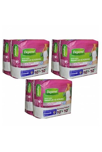 Depend Absorbent Panties Women's Medium (10 Pieces) 6-Piece Package