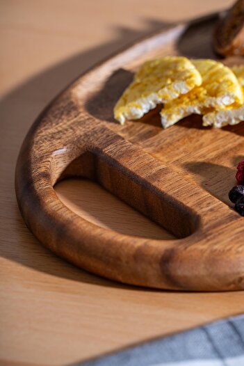 ACAR Acacia Presentation Plate - 27 cm