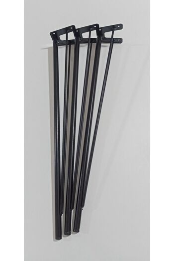 Alin's Home 50 cm Nesting Table Leg, Metal Wire Leg, Log Table Leg (3 Pcs)