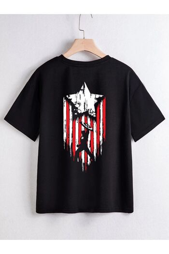 VASK Unisex Marvel Printed Oversize Tshirt