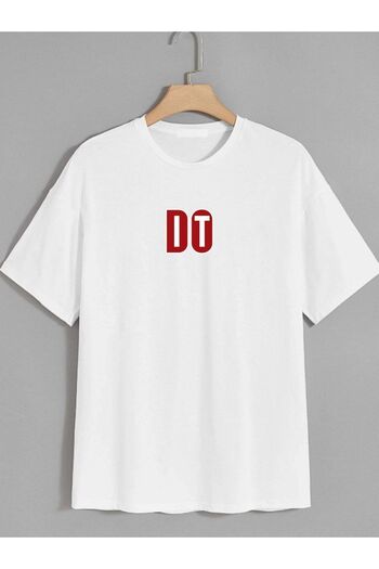 VASK Унісекс STOP з принтом Oversize футболка