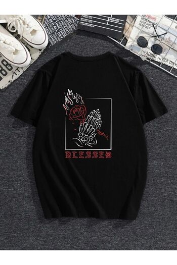 MODADEER Унісекс футболка Oversize Blessed