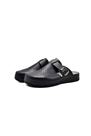 Tigerline Men's Sabo - Dark Blue - Comfort Supported Structure Stylish Design Soft Sole Suitable for Daily Use