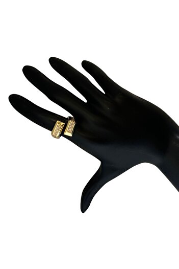 neslyaccessories Marka Tasarımı Ayarlamalı Çelik Yüzük