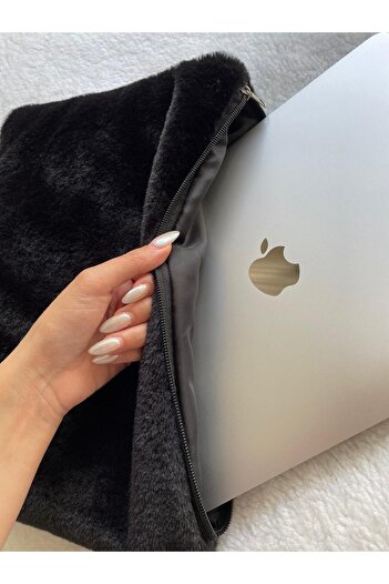 luckyjoys Black Plush - Case Briefcase for Laptop/Tablet/Ipad/Macbook