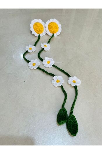 afralya home 2 Pieces SunflowerAmigurumi- Cluster and Buckle Sunflower
