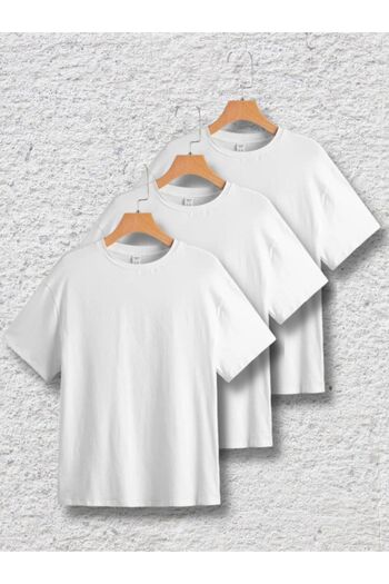 VASK Комплект дитячий Oversize Unisex Прямий базовий бавовняний футболка з велосипедним коміром