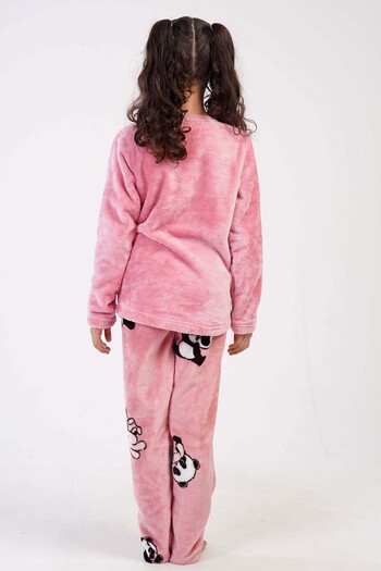 VİENETTA Kız Çocuk Welsoft Uzun Kol Pijama Takım(7-8/13-14), 304034