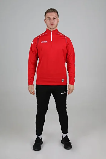 Diadora Core Training Tracksuit Set Red