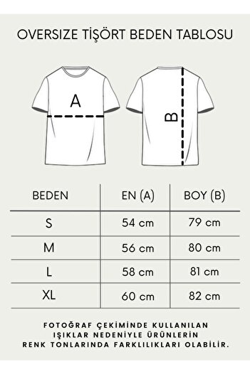 MODADEER Унісекс футболка Elde Sigara Oversize