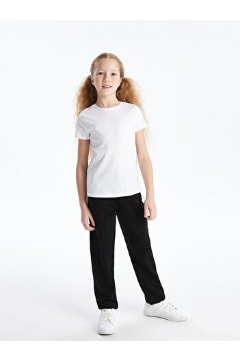 LC Waikiki LCW Kids Girl's Jogger Sweatpants - Basic Model with Elastic Waist