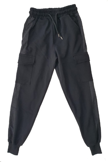 makiteks 5-16 Years Unisex Boys and Girls Sweatpants - Cargo Pocket, Elastic Waist and Ribbed Leg Jogger
