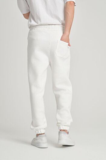 3 ROPE Λευκό Unisex Fleece Φούτερ - Τρεις Κλωστές